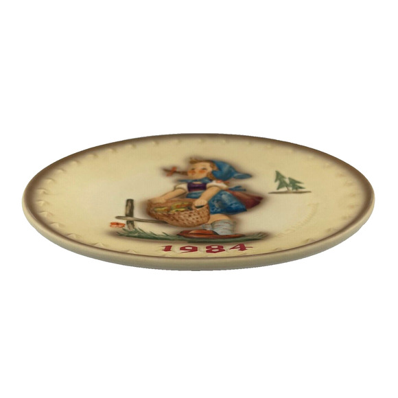 Vtg Goebel M.J. Hummel 14th Annual Plate 1984 Hum 277 Fourteenth Edition w/ Box - Picture 4 of 14